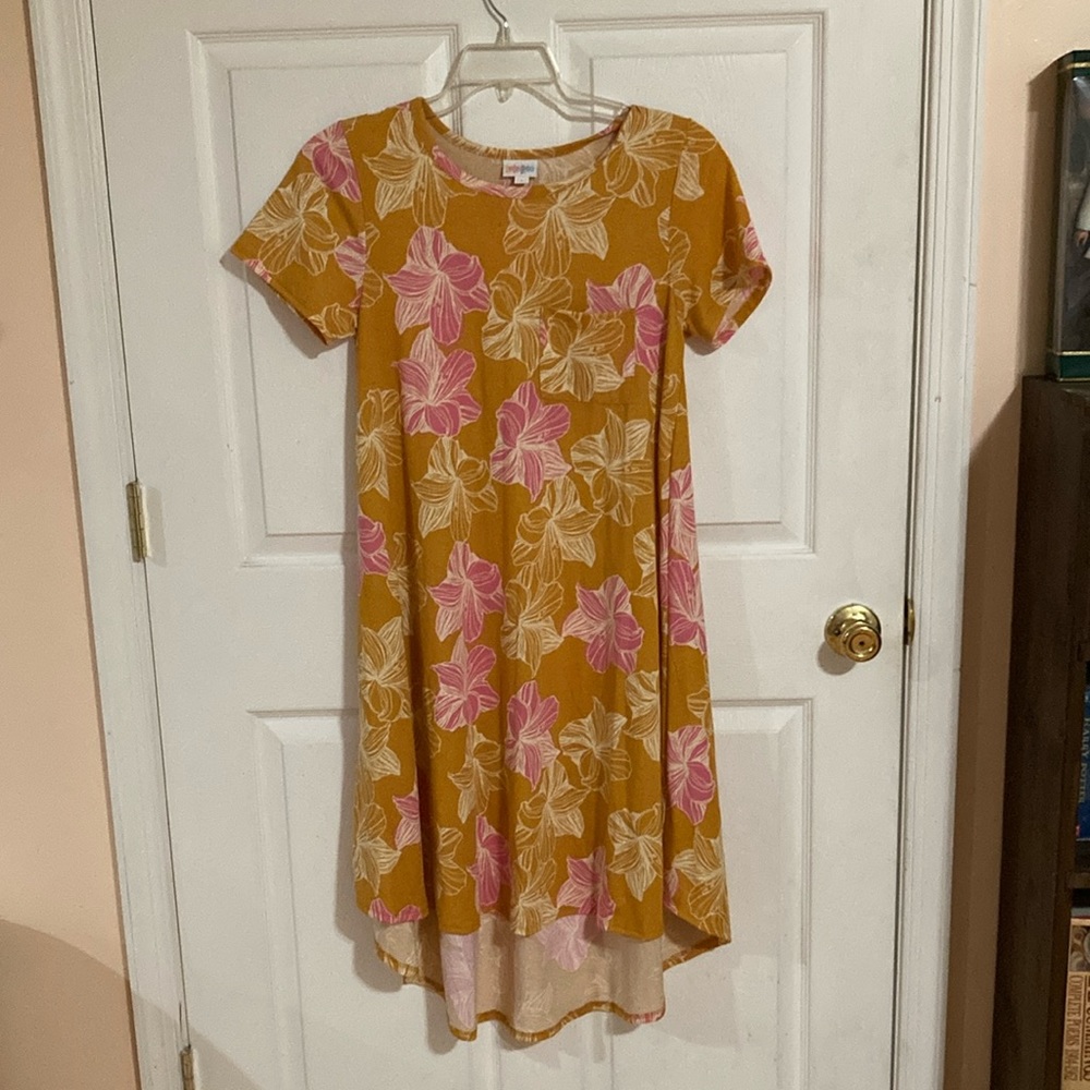 Hawaiian LulaRoe Carly Dress